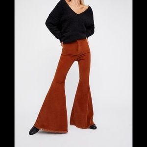 Free People Cord Flare Bell Bottoms 28